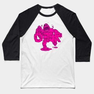 Only The Real Slime Pink Apparel Baseball T-Shirt